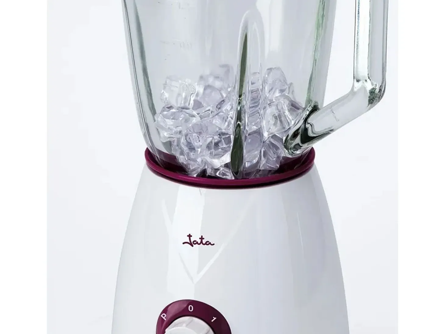 Batidora de vaso Jata BT265 1300W 2 velocidades cuchilla acero inox 1,5L blanco