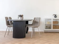 BOAVISTA ovale eettafel 210 cm - Natuurlijke stijl-Color Marrón