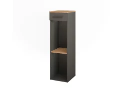 Botellero oro power roble/antracita 30x34.5x106 repose