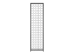 Botellero para 95 botellas hierro forjado negro 54x18x200 cm ES938740