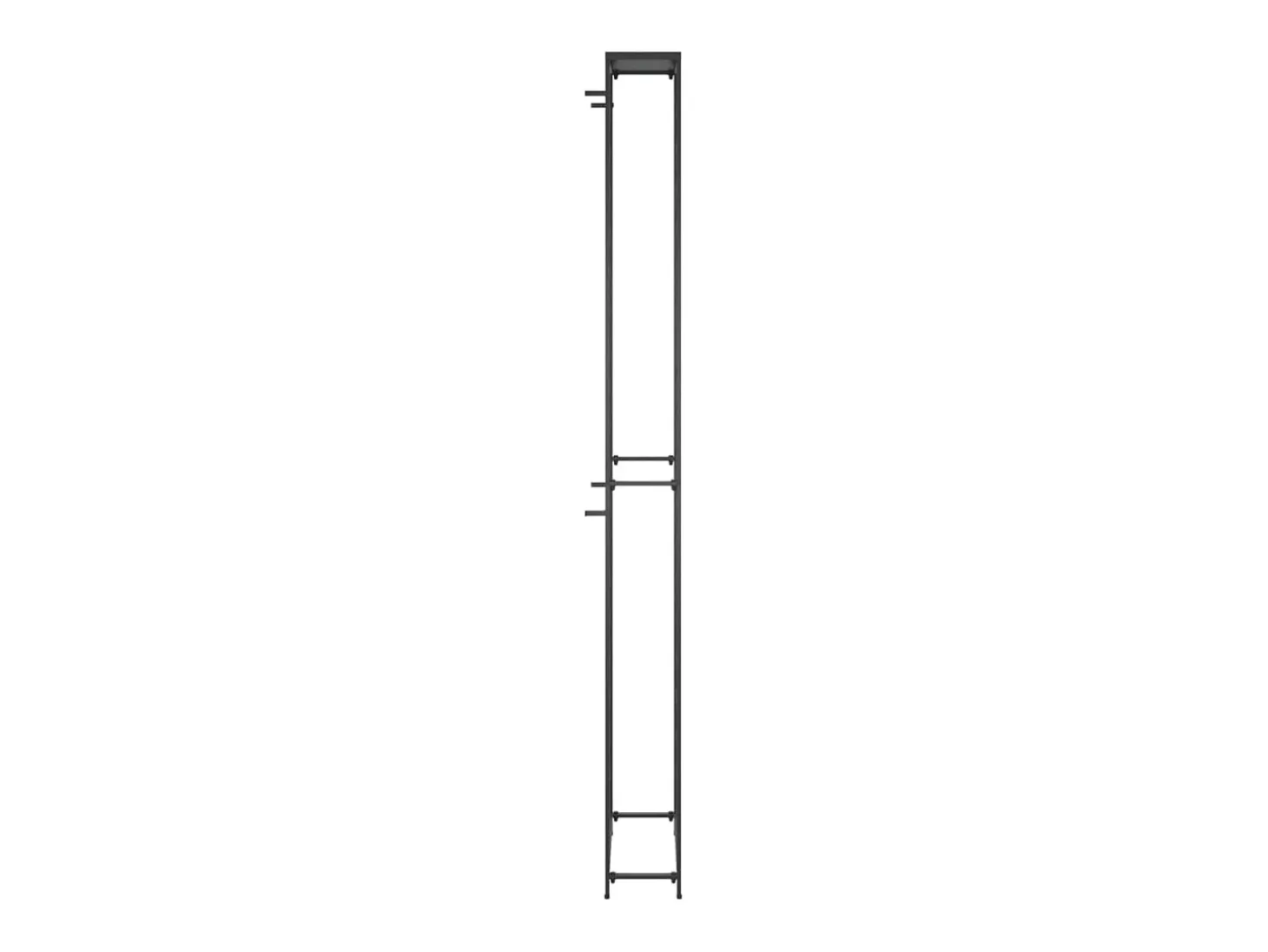 Botellero para 95 botellas hierro forjado negro 54x18x200 cm ES938740