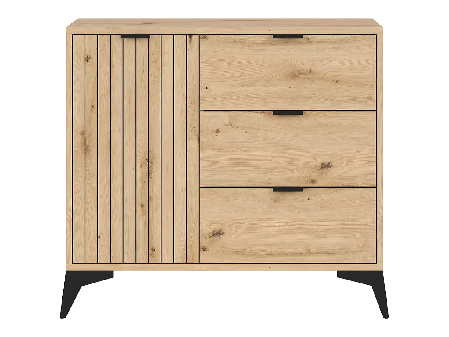 Bufé 1 puerta 3 cajones Mao Madera