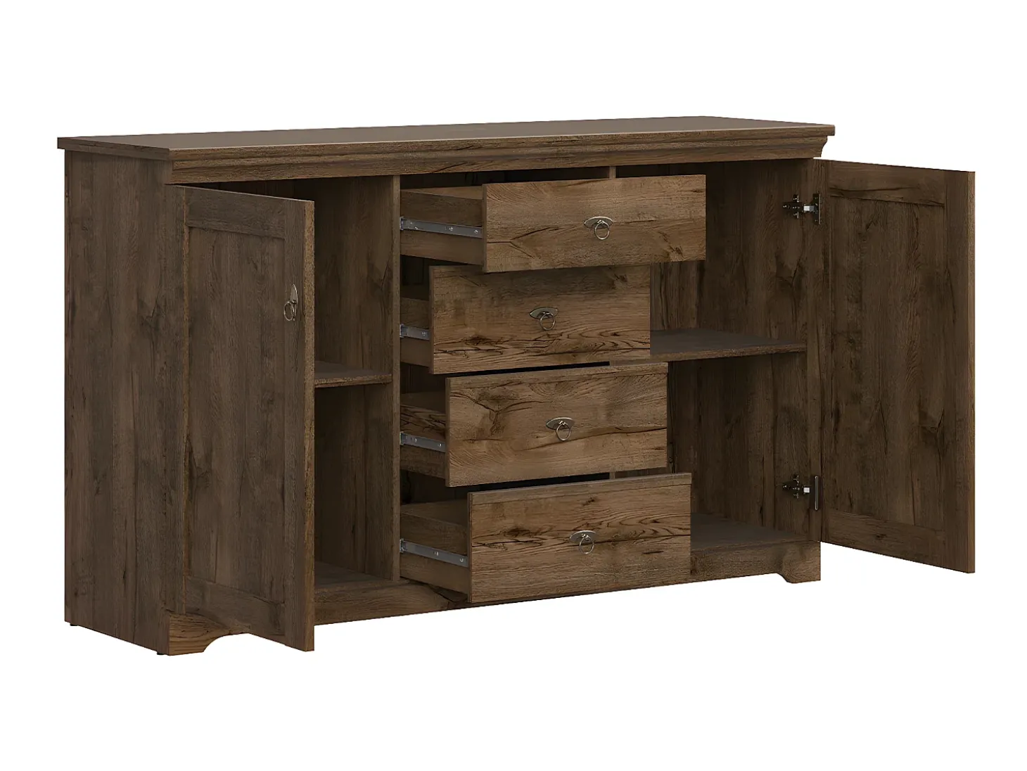 Bufé 2 puertas 4 cajones Noé Madera