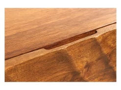 Buffet 180 cm 4 puertas madera tallada natural – Colección SILVA