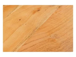 Buffet ARAVIS 145 cm – Madera maciza de acacia claro tallado – 2 puertas y 3 cajones