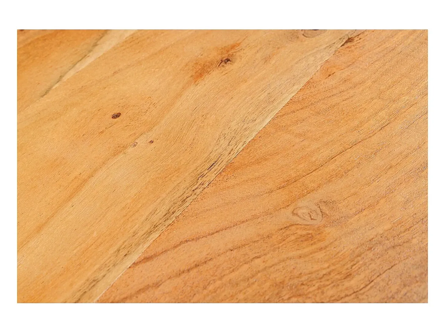Buffet ARAVIS 145 cm – Madera maciza de acacia claro tallado – 2 puertas y 3 cajones
