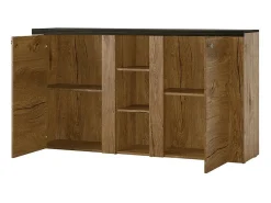 Buffet diseño 155cm para salón color roble colección SANTIAGO.