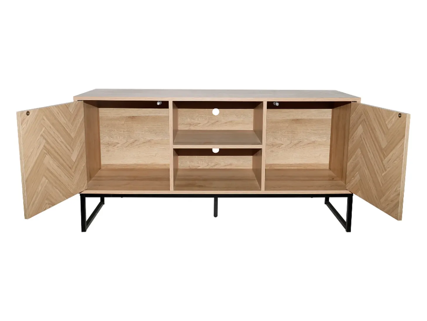 Buffet efecto Chevron 2 puertas y 2 nichos CHEVRON