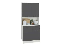 Buffet Oma haaus, Antracita/Blanco, L 84 cm