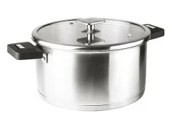 Cacerola inox de 14 cm con mango desmontable y sistema Click & Lock - Colección Combi de Lacor