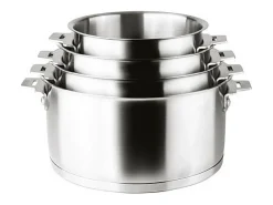Cacerola inox de 16 cm con mango desmontable y sistema Click & Lock - Colección Combi de Lacor