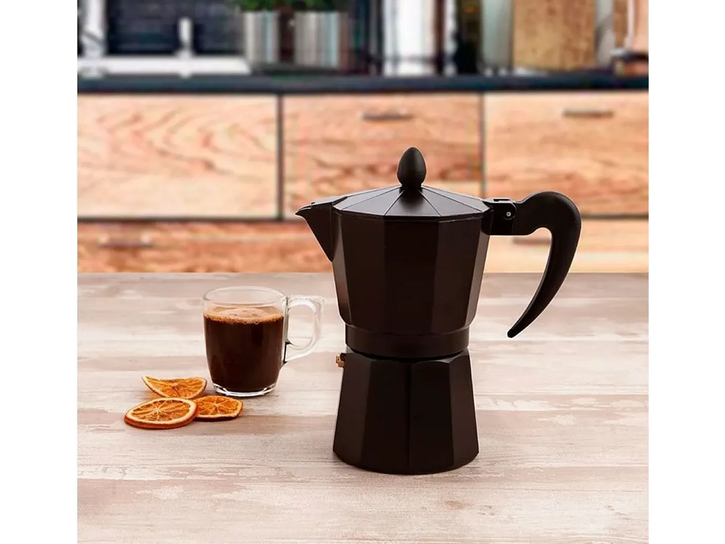 Cafetera Black Coffee Quid 9 tazas negro