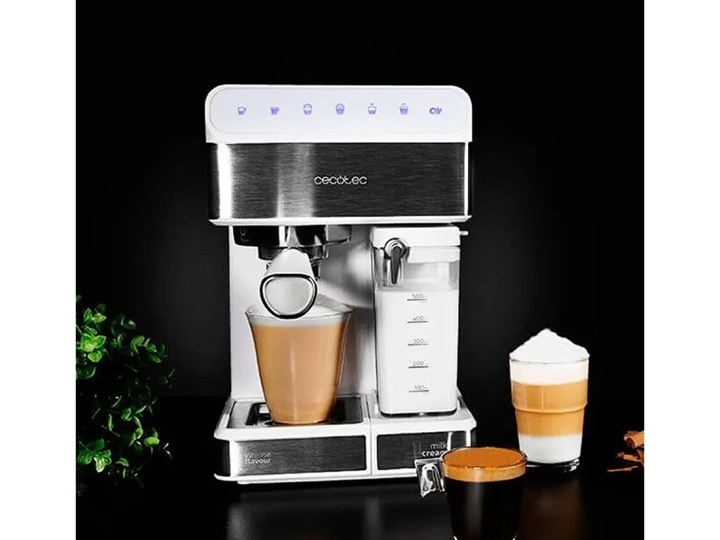 Cafetera Cecotec Power Instant-ccino 20 Touch serie Bianca