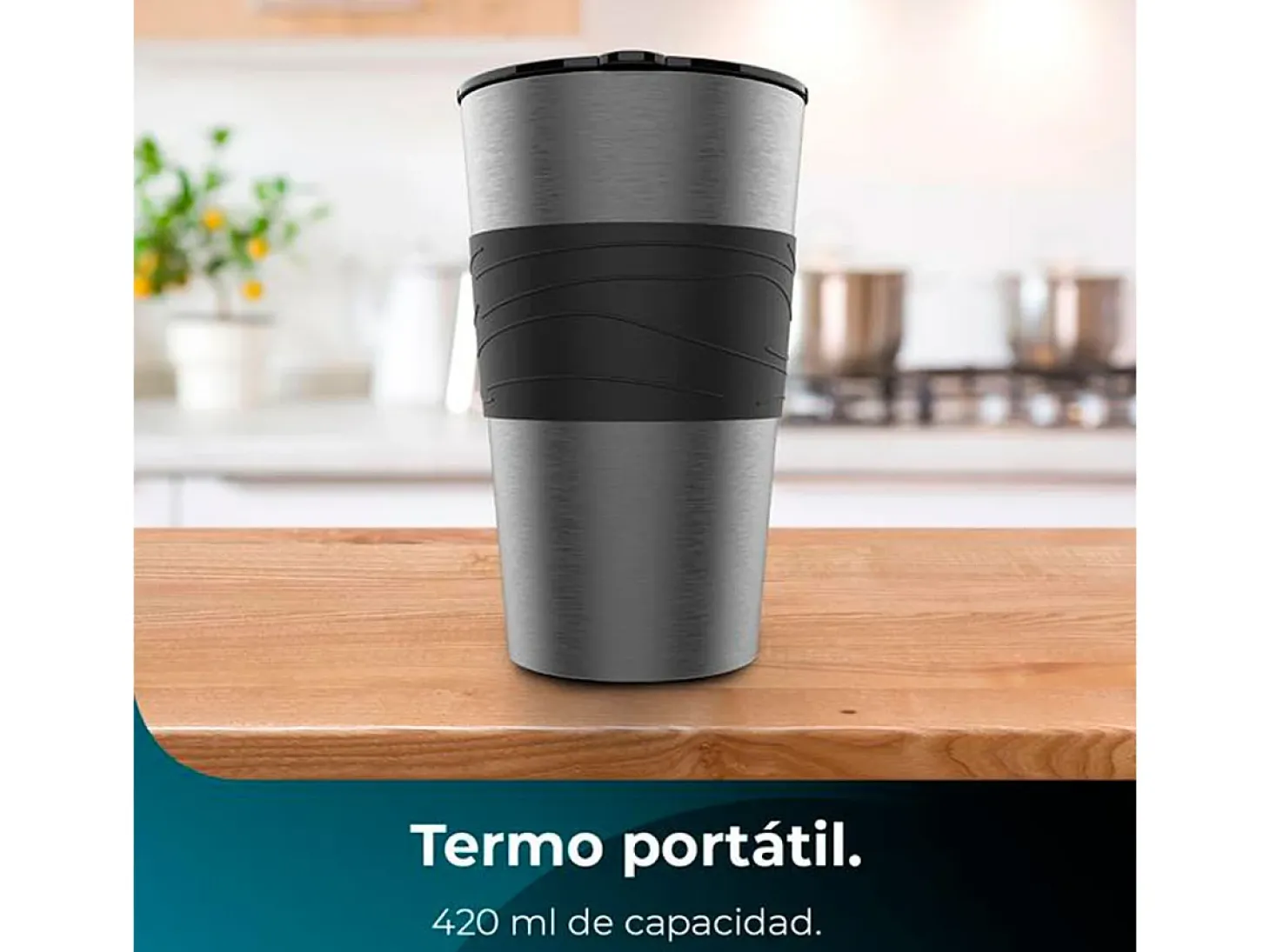 Cafetera de goteo Cecotec Coffee 66 Drop & Go 700W 420ml con termo inox