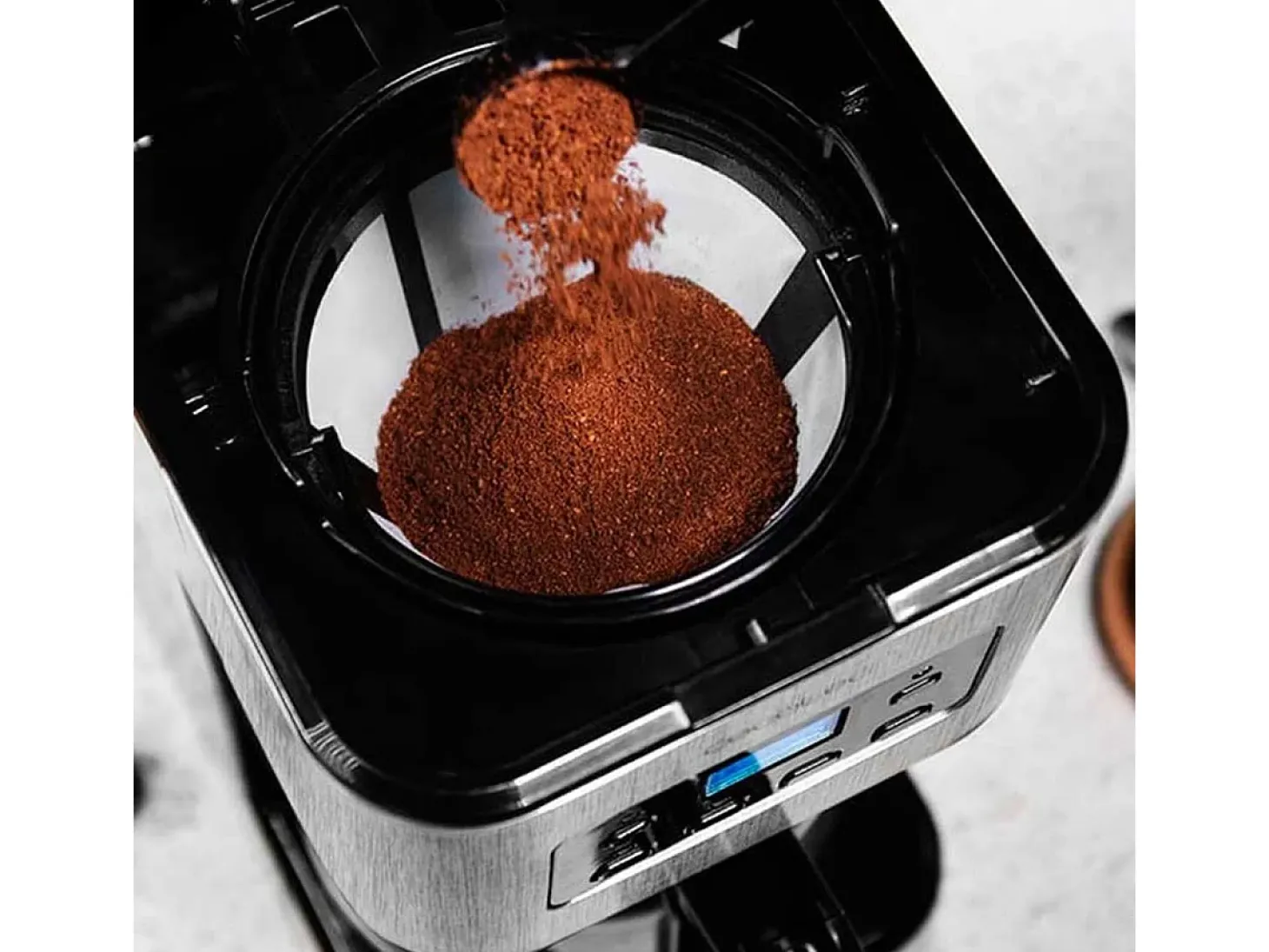 Cafetera de goteo Coffee 66 Smart Cecotec 950W 1,5L programable inox 32x17x23 cm
