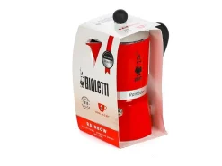 Cafetera Italiana Moka Express 3T Roja Bialetti - Tradición Italiana en Color