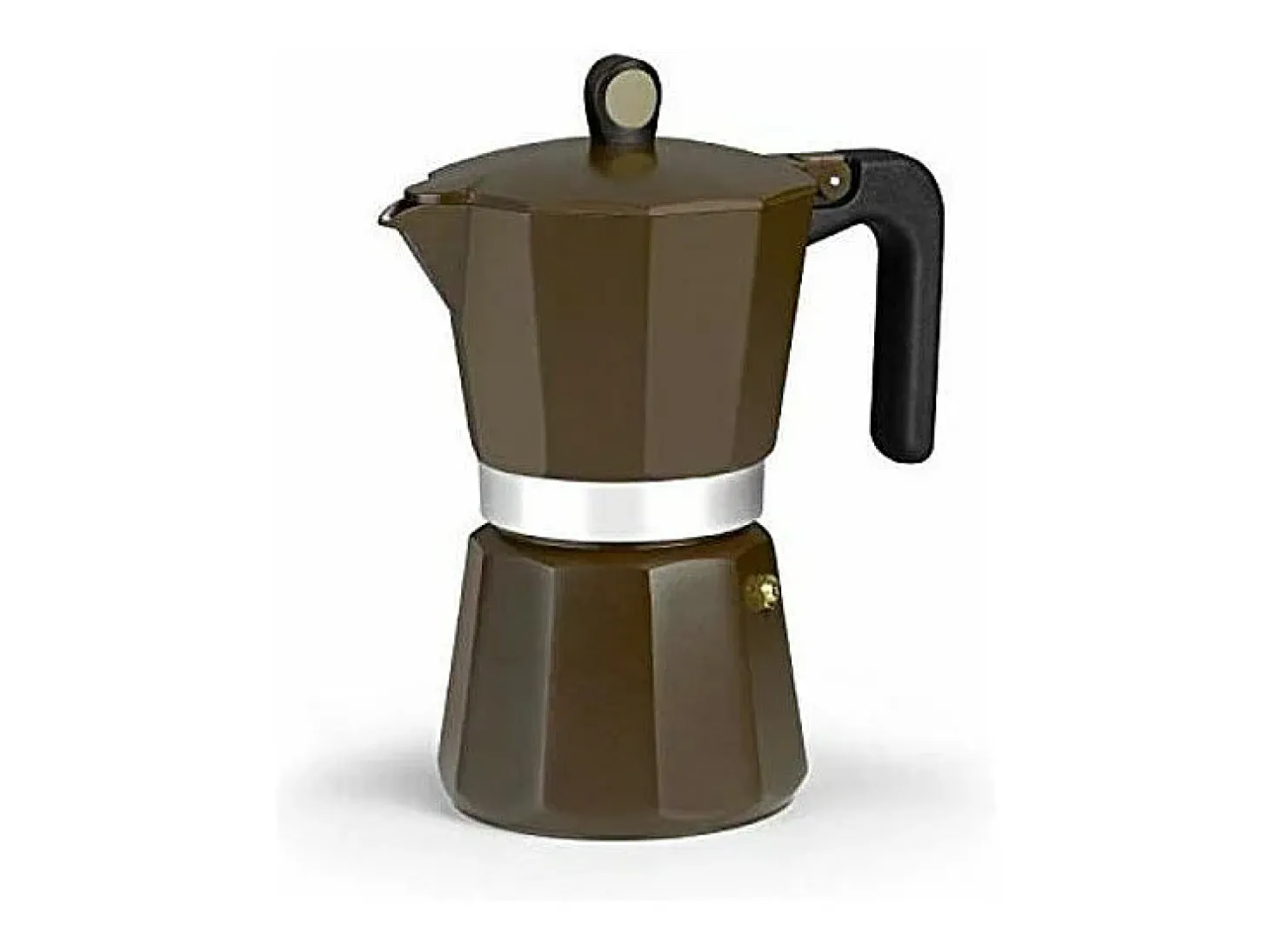 Cafetera Monix Induction Cream M671009 9 Tazas Aluminio