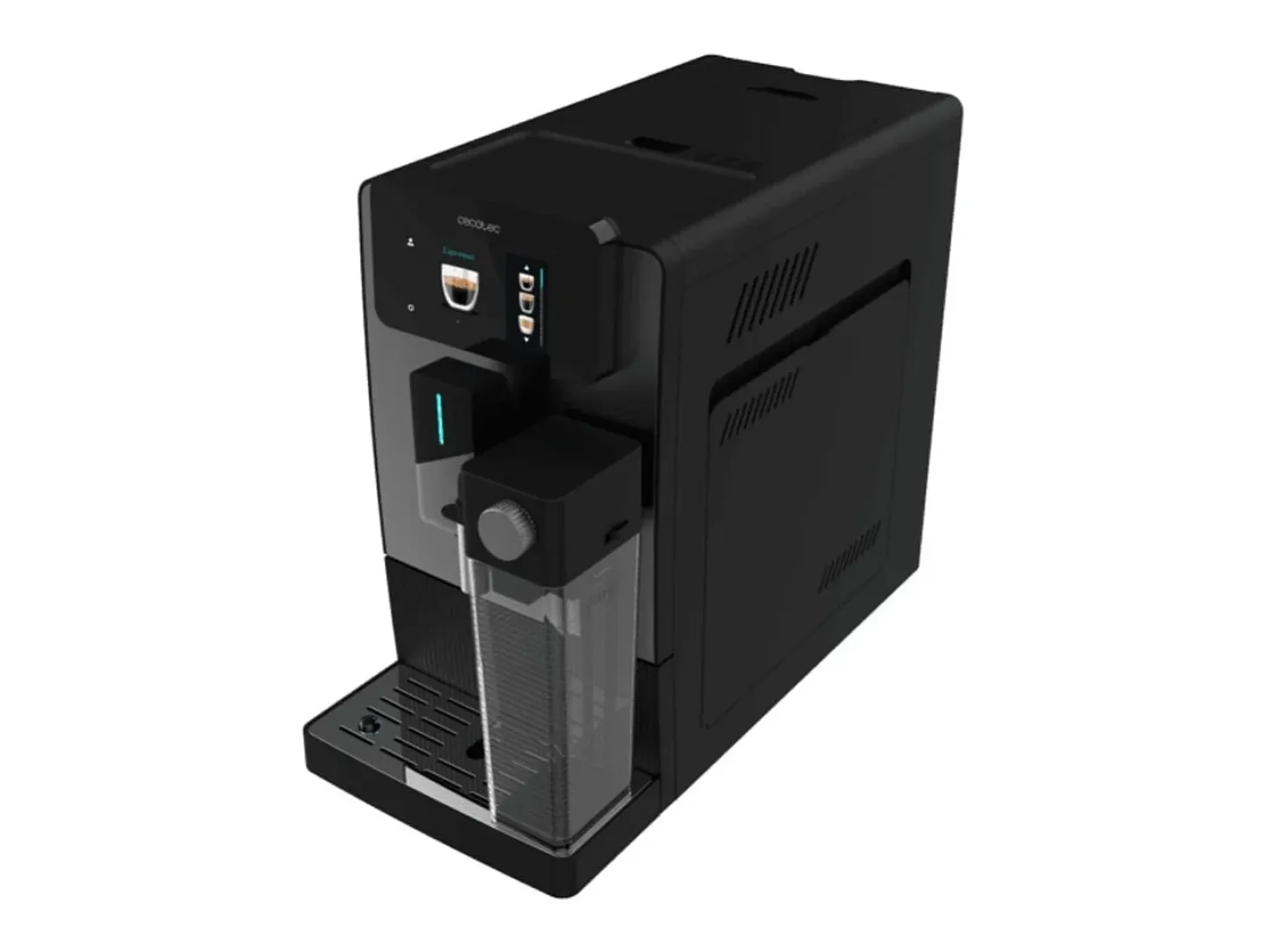 Cafetera superautomática Cecotec Cremmaet Latte Touch 19 bares con tanque de leche negro
