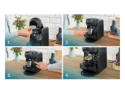 Cafetera Tassimo Finesse 1400W - 0,7L - Negra