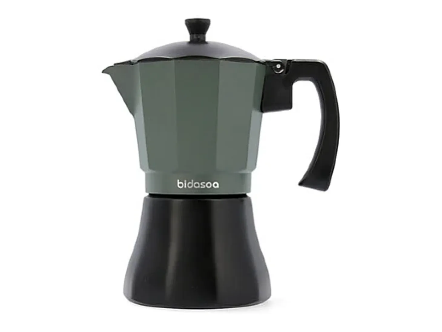 Cafetera Vera Bidasoa 6 tazas aluminio gris/negro