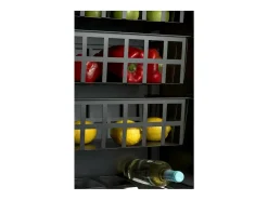 Carrito de cocina, carrito verdulero - color Negro, Inox, Cerezo - 93*48*34 cm - KARA