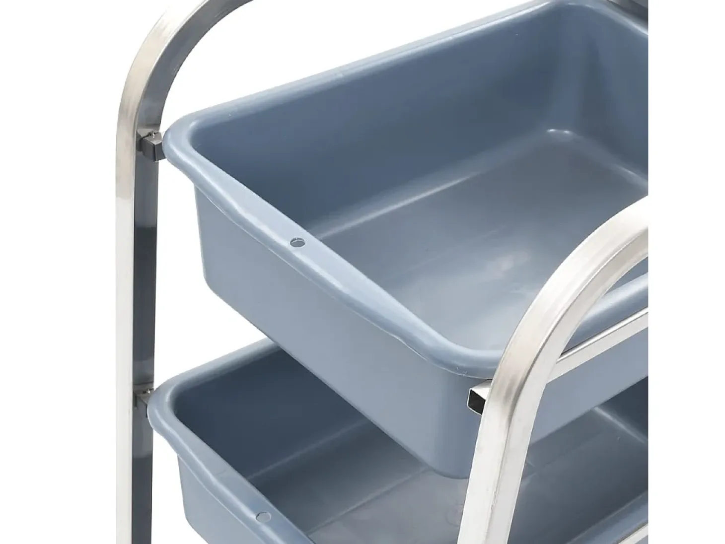 Carrito de cocina con recipientes de plástico 82x43,5x93 cm