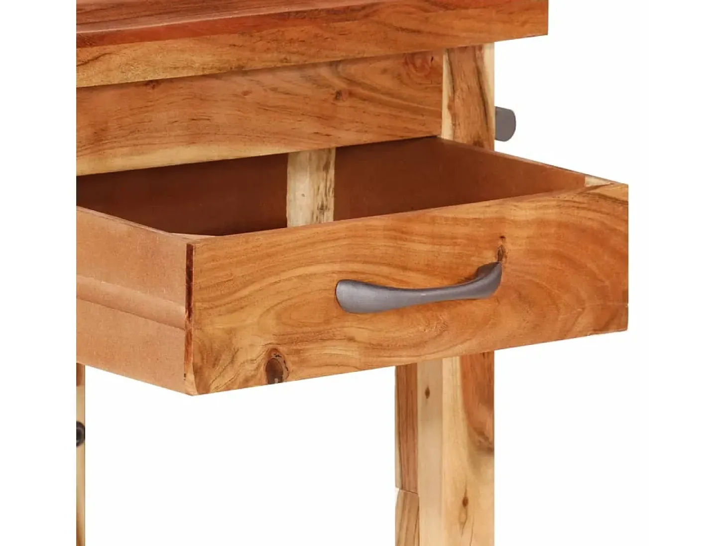 Carrito de cocina madera maciza de acacia 55x55x89 cm