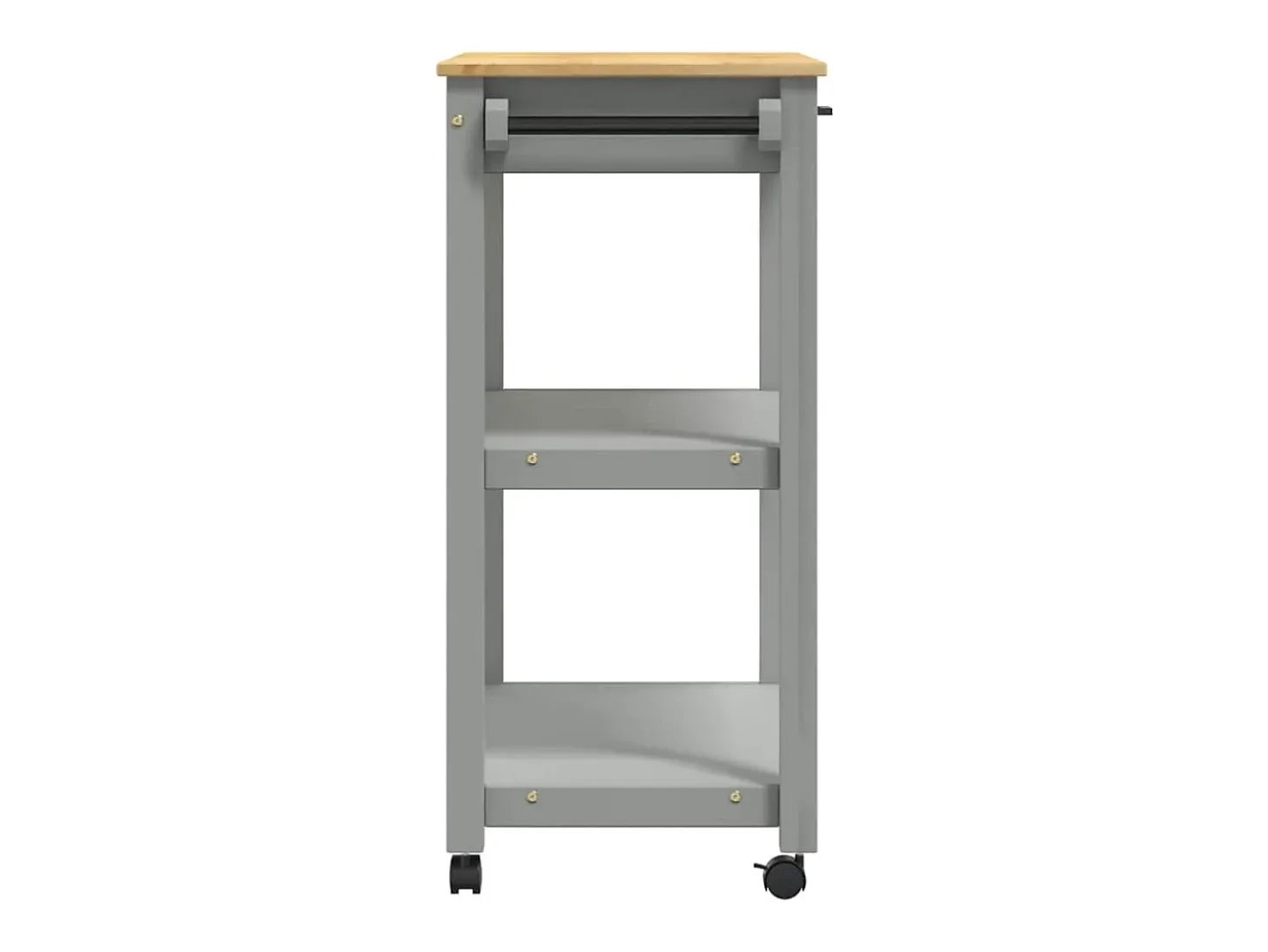Carrito de cocina MONZA madera maciza de pino 84x40x88,5 cm