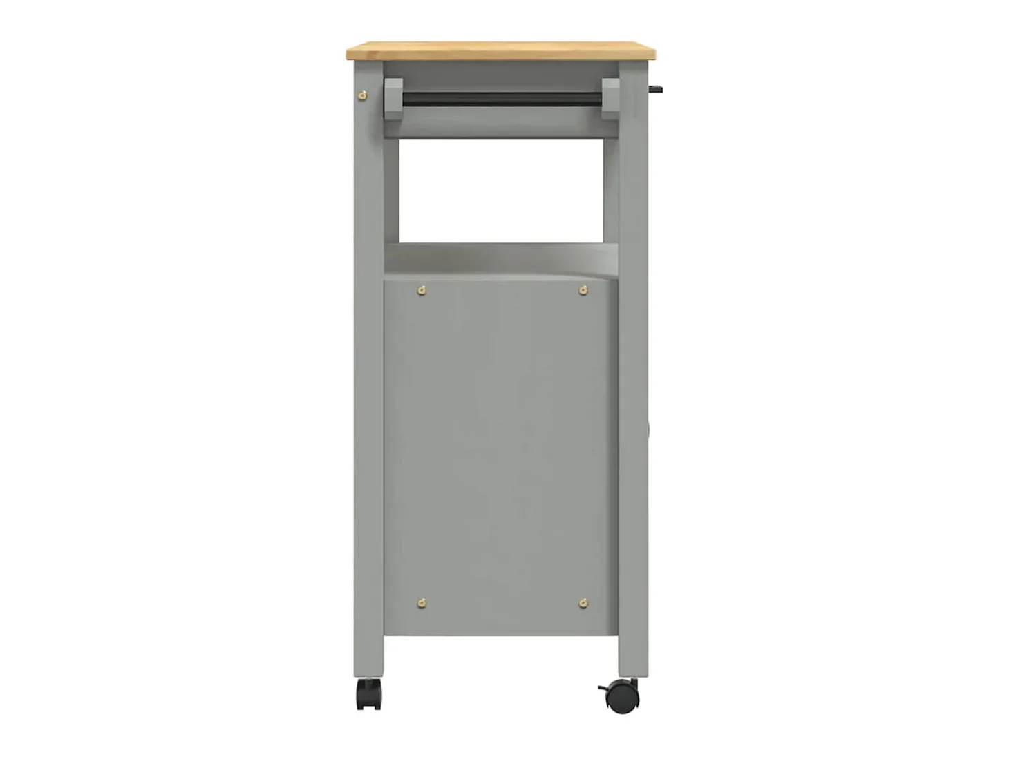 Carrito de cocina MONZA madera maciza de pino 84x40x88,5 cm