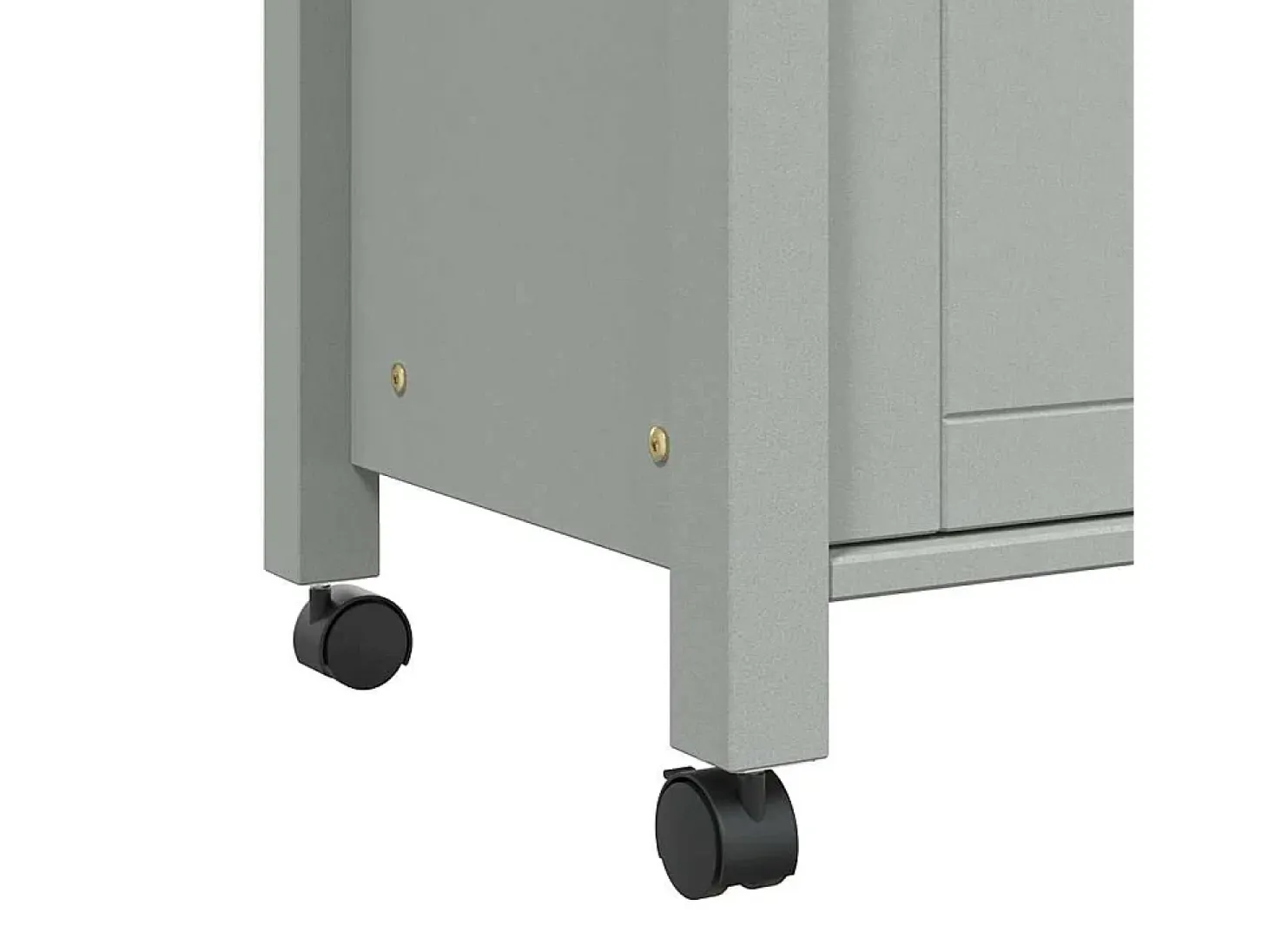 Carrito de cocina MONZA madera maciza de pino 84x40x88,5 cm