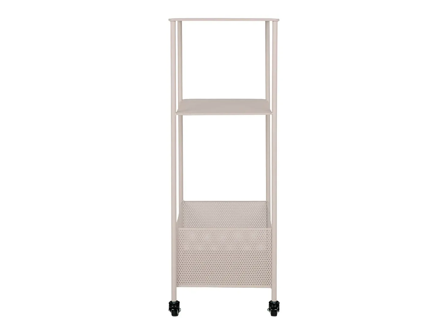 Carrito Torres, Beige, 35x35x100 cm, Kendra Home