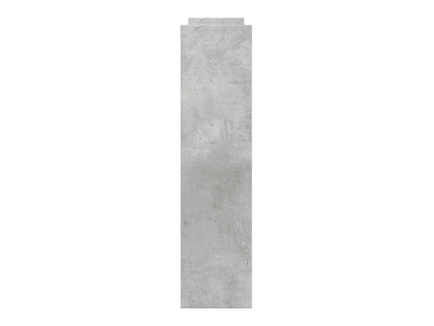 Carro de almacenaje estrecho 4 niveles madera gris hormigón