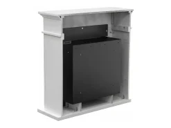 Chimenea de bioetanol biochimenea de suelo JEFFERSON Blanco L 89,5 x H 90,5 x D 28