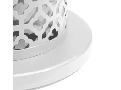 Chimenea de bioetanol biochimenea de mesa TOLOSA Blanco D20 x H49,5 interior exterior