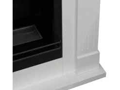 Chimenea de bioetanol de esquina, chimenea de suelo de esquina FORD Blanco L110 x P63 x H102