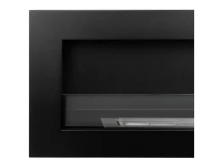 Chimenea de bioetanol de pared Biochimenea 120x40 SIENA 120 Negra