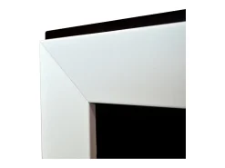 Chimenea de bioetanol empotrada Frame 1200 SimpleFire con cristal negro