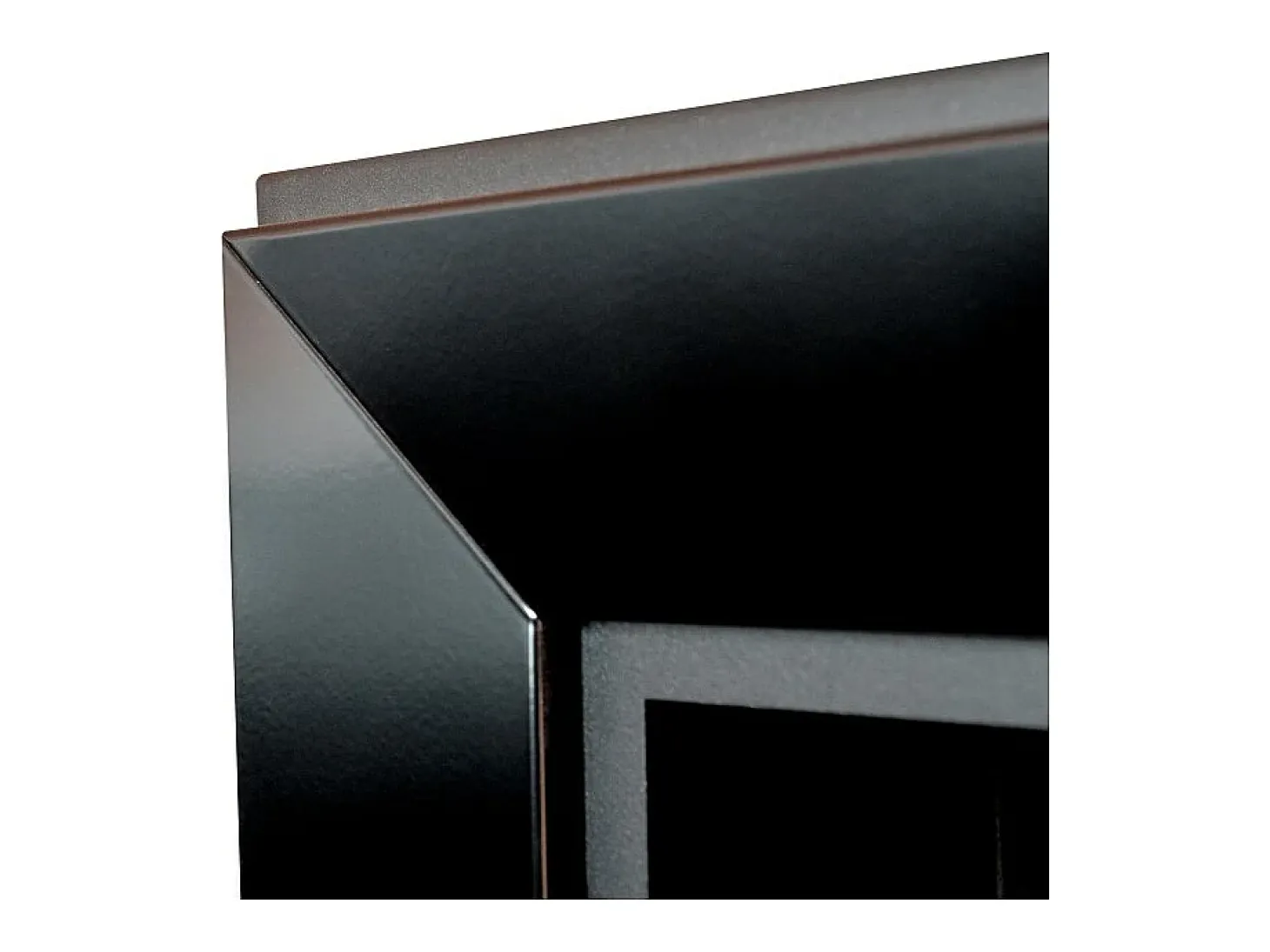 Chimenea de bioetanol empotrada Frame 1200 SimpleFire con cristal negro