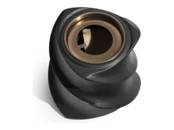 Chimenea de bioetanol NIZZA Black, biochimenea de sobremesa, D14,5 x H46,5, para interior y exterior