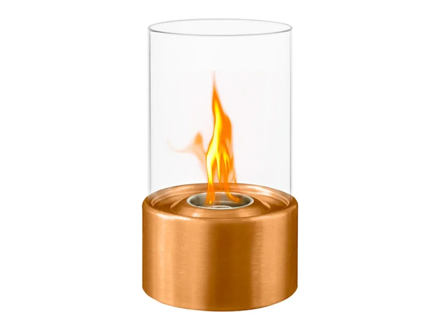 Chimenea de mesa portátil de bioetanol Chimenea para exterior Marsiglia - Bronze