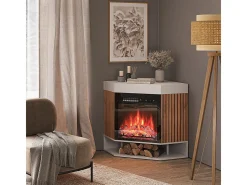 Chimenea eléctrica blanco 100x73x80 lynea
