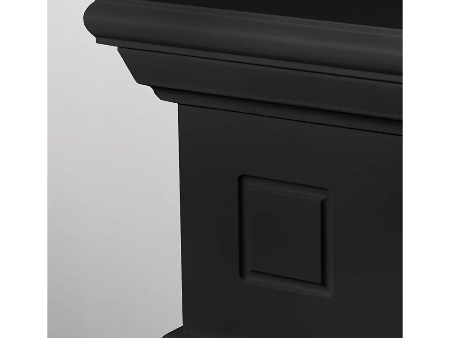 Chimenea eléctrica CAMBRIDGE, chimenea de pie, madera negra, 110x36x100h