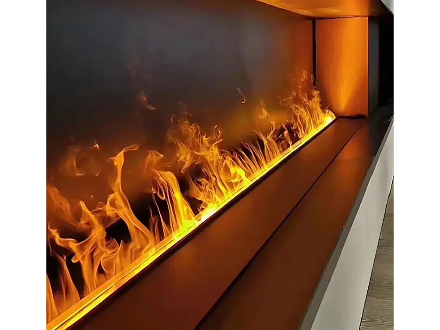 Chimenea eléctrica de vapor de agua con quemador incorporado 3D APP 100 PRO-LINE
