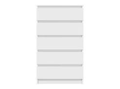 Cómoda blanca 60x36x103 cm Madera contrachapada