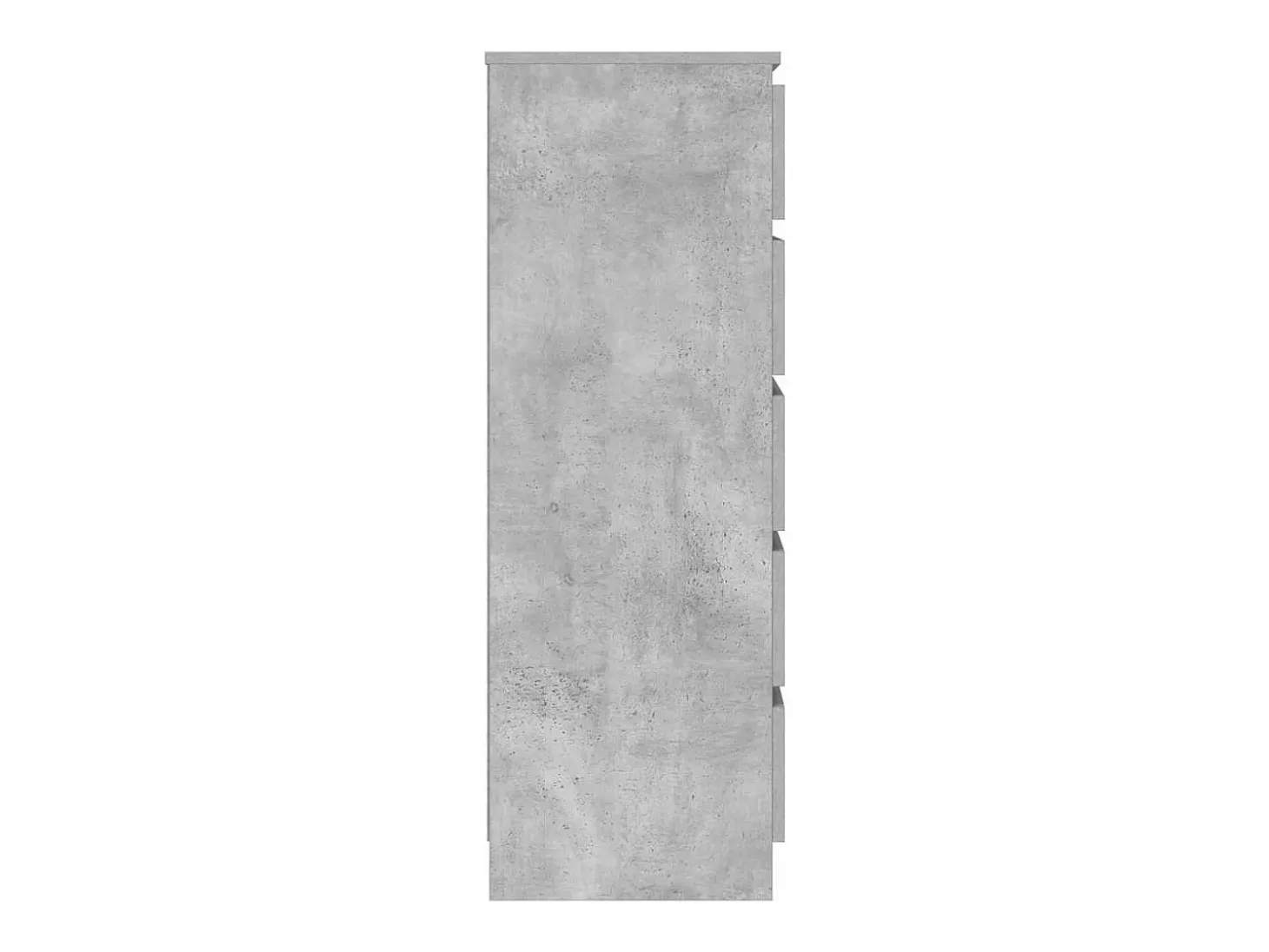 Cómoda gris hormigón 60x36x103 cm Madera de ingeniería