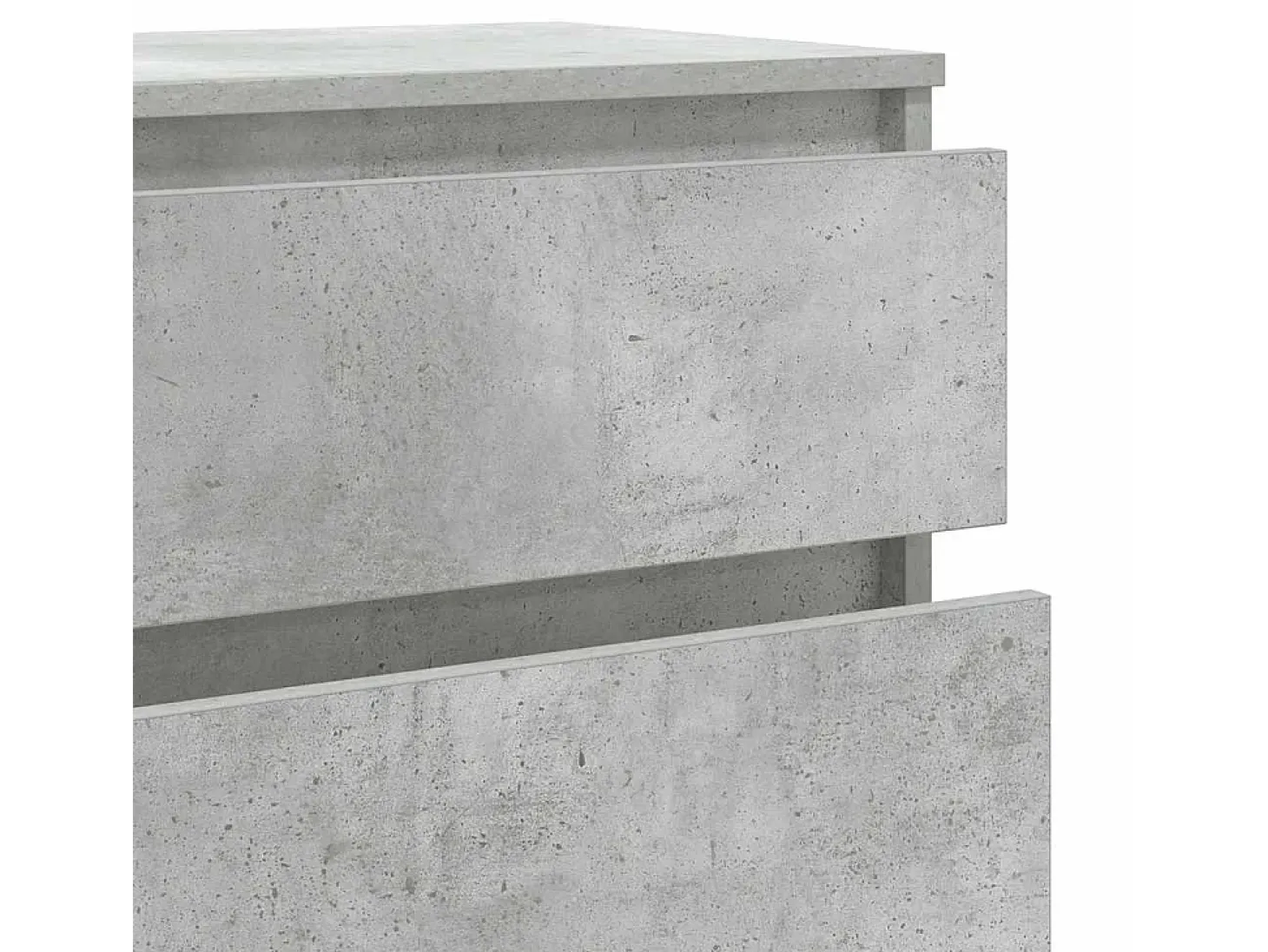 Cómoda gris hormigón 60x36x103 cm Madera de ingeniería