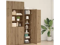 Cómoda Roble Artisan 45x42,5x185 cm Madera de ingeniería