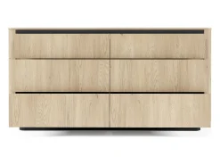 Cómoda, roble cremona, 163,2 x 82,9 x 38,1 cm
