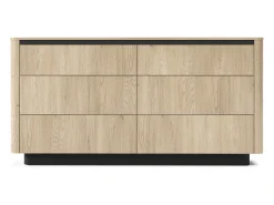 Cómoda, roble cremona, 163,2 x 82,9 x 38,1 cm