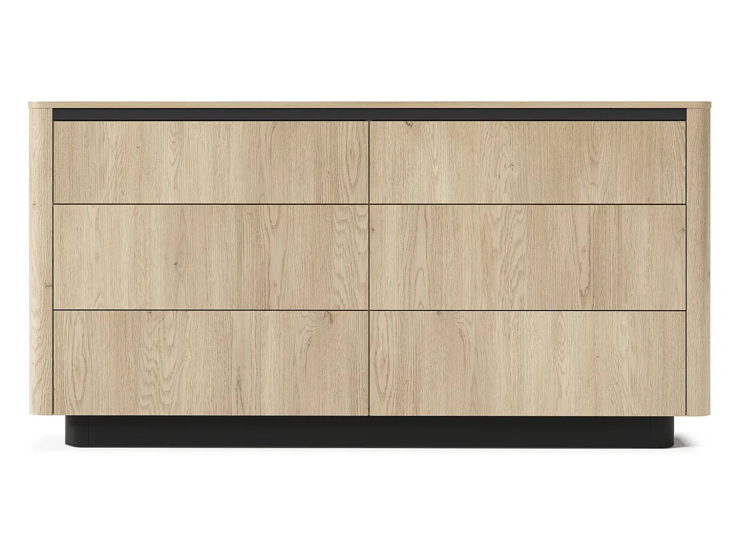 Cómoda, roble cremona, 163,2 x 82,9 x 38,1 cm